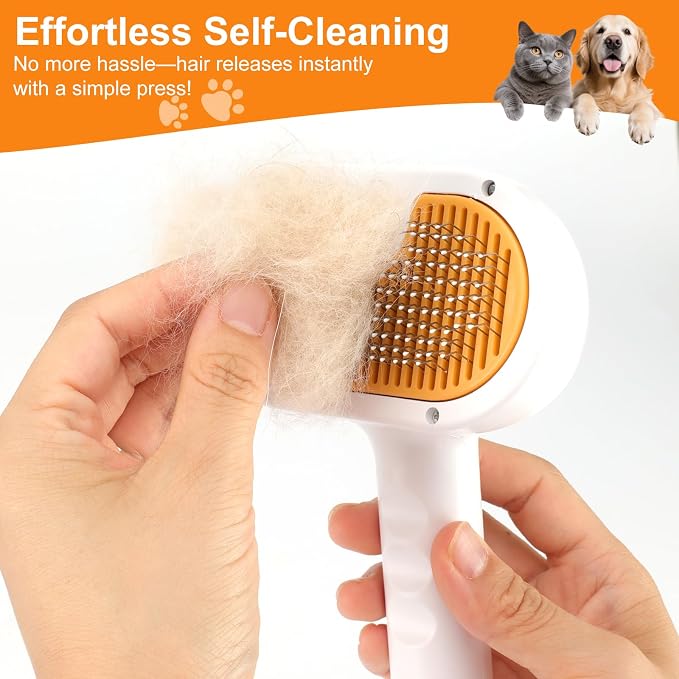 3-in-1 Pet Steam Brush Set for Dogs & Cats, Grooming Comb - Image 7