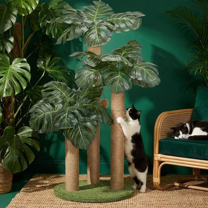 31.5Inch Cat Scratching Post, Cat Scratcher Tree - Image 8