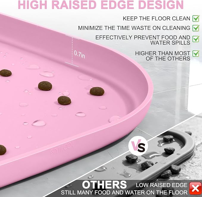 Small Silicone Pet Food Mat - Image 4