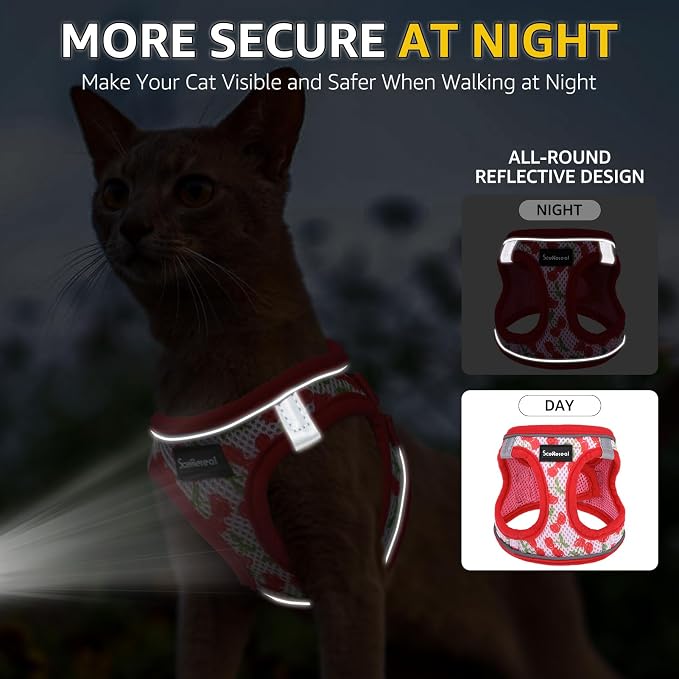 SCENEREAL Cat Harness & Leash Set Escape Proof - Image 4