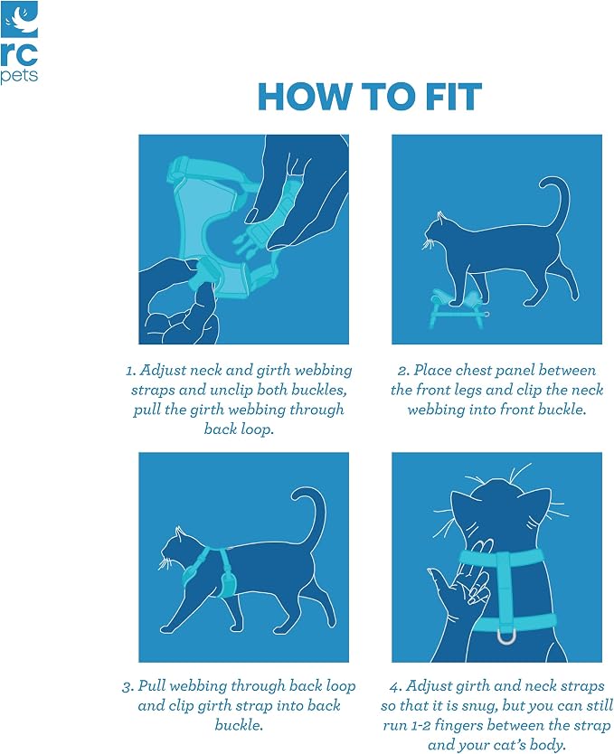 RC Pets Adventure Kitty Cat Harness | Adjustable Airmesh Vest - Image 2