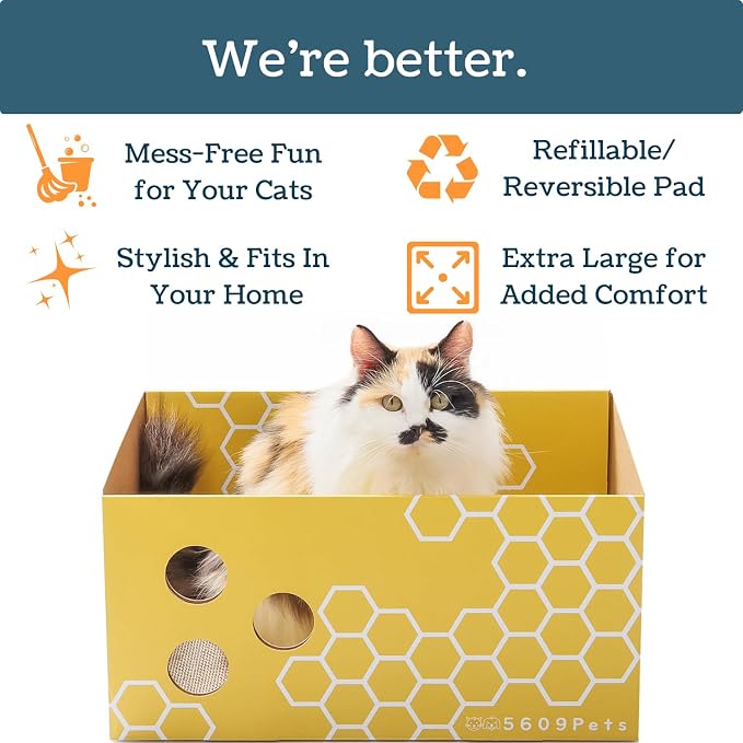 Extra Large Cardboard Cat Scratcher - Image 4