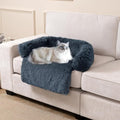 Calming Dogs/Cats Bed Mats, Dog Pad Washable Removable Couch Cover, Plush Long by Tinaco