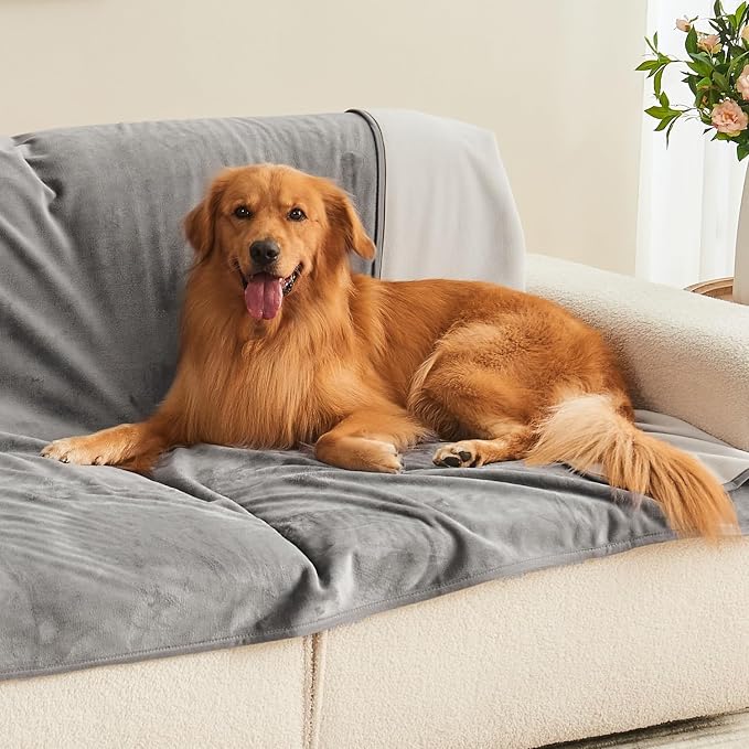 Waterproof Blanket 40"x60" for Adults, Reversible Waterproof Bed Cover for Dogs - Image 4