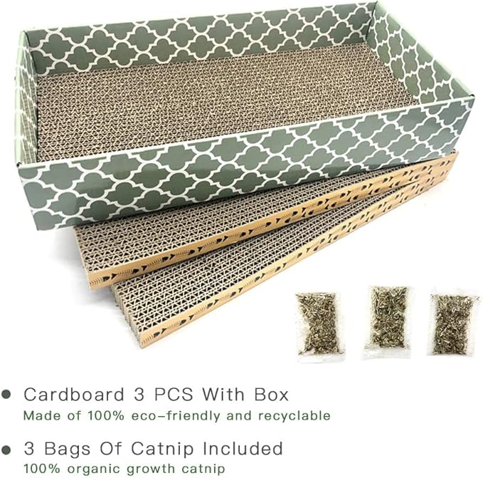 Cat Scratcher Cardboard Scratching Pads Scratch Lounge Bed - Image 6