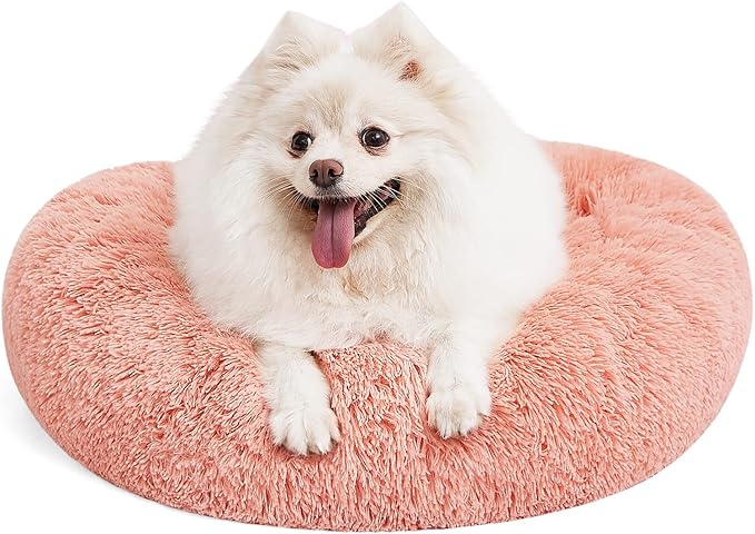 MIXJOY Orthopedic Dog Bed Comfortable Donut Cuddler Round Pet Beds Ultra Soft by MIXJOY