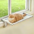 Window Sill Mount Cat Perch for Indoor Cats, One-Step Sliding Clamping Slot by Zoratoo