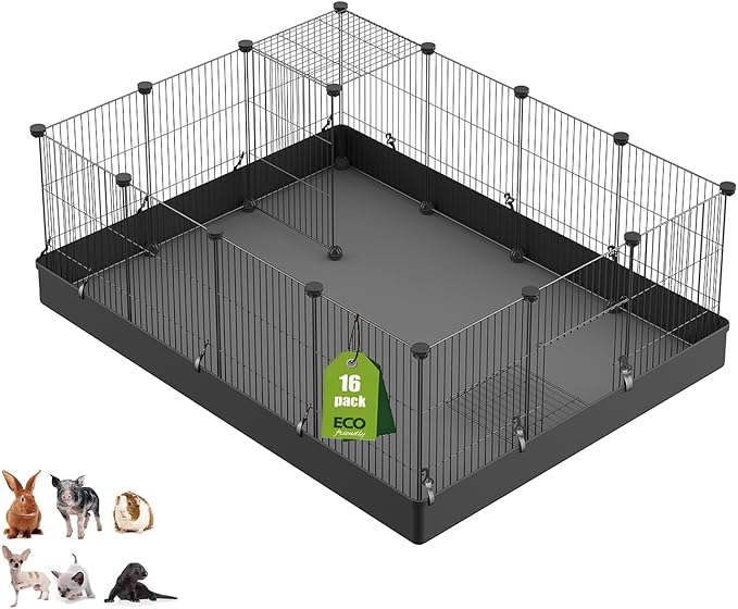LANGXUN 16pcs Small Animal Pet Playpen by LANGXUN