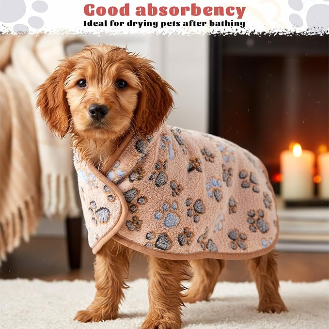 SHENLIU 18 Pcs Fleece Pet Blanket, 9 Style Small Fleece Pet Blanket Soft Warm - Image 7