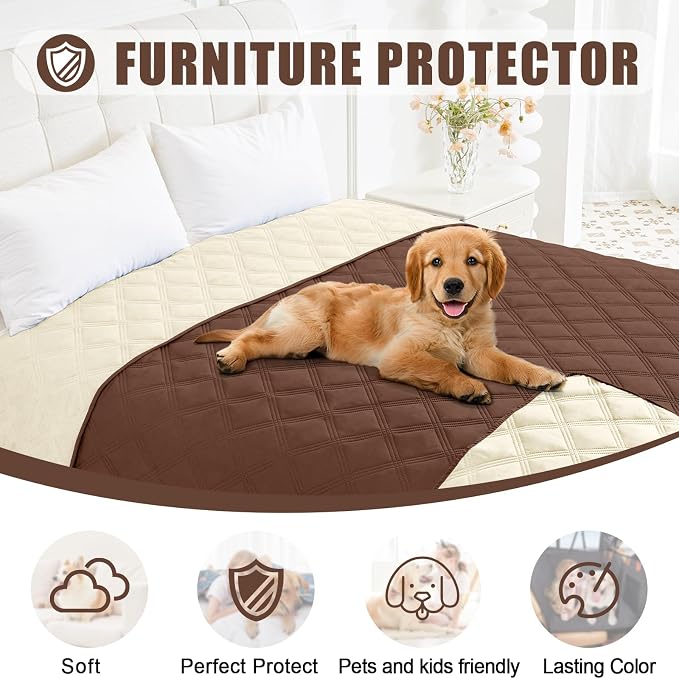 Smiry Waterproof Dog Bed Cover Blanket 40x50, Soft Reversible Pet Blanket - Image 8