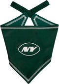 Pets First NFL New York Jets TIE Bandana, Size Small/Medium. Dog Bandana Scarf by PETSFIRST