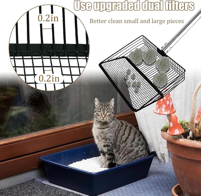 10inch Chicken Poop Scooper, Large Coop Litter Scoop - Image 4