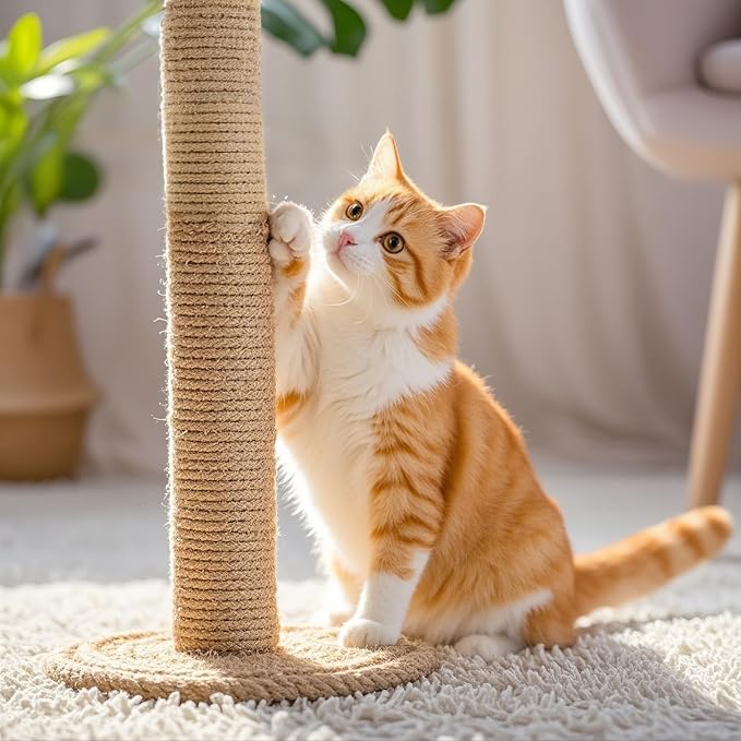 PowerKing Natural Sisal Replacement Scratching Post, 4 Pieces M8 Cat Scratch - Image 8