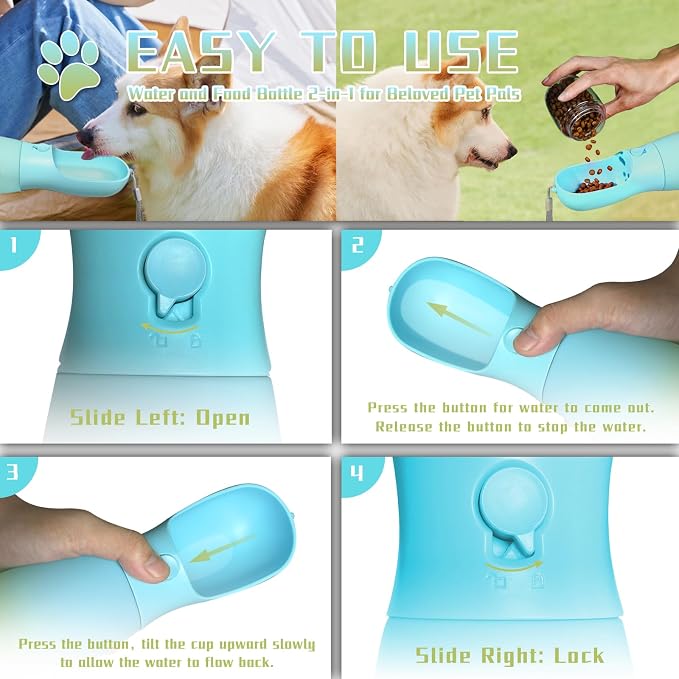Travel Dog Water Bottles, Portable Dog Essentials - Image 6