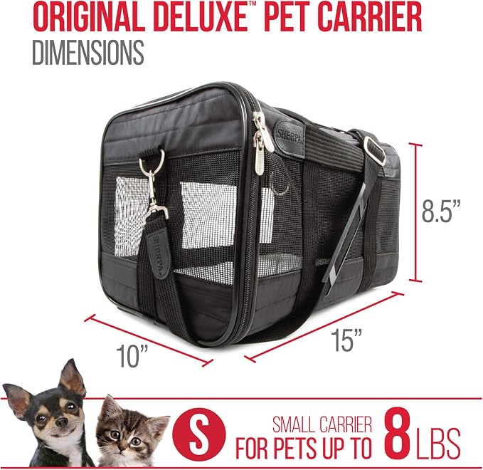 Sherpa Original Deluxe Travel Pet Carrier, Airline Approved & Guaranteed On - Image 3