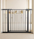 29.5-40.5" Baby Gate for Stairs, Dog Gate for Doorways, Walk Thru Auto Close by PLZOIT-Baby