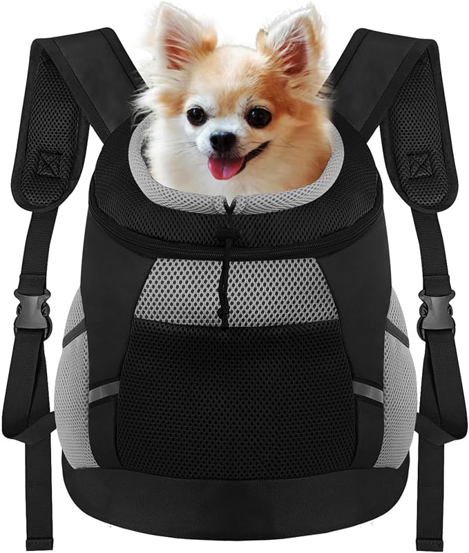 Dog Backpack Carrier, Front Chest Carrier by SMONT
