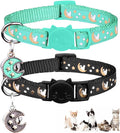 2Pcs Breakaway Cats Collars Cat Collars by Baeuppit