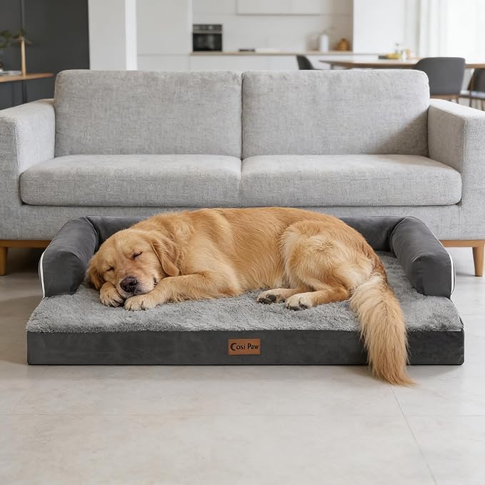 Orthopedic Dog Beds for Extra Large Dogs, Waterproof Egg Crate Foam XL Dog Bed - Image 9