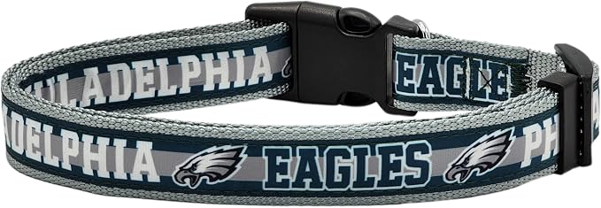 NFL PET Collar Philadelphia Eagles Dog Collar, Large Football Team Collar by PETSFIRST