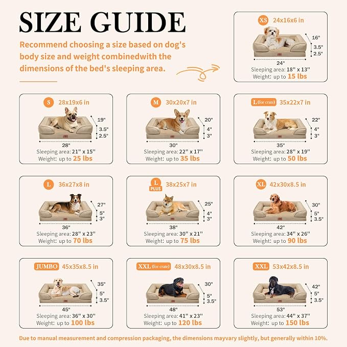 Comfort Expression Waterproof Orthopedic Foam Dog Beds - Image 3