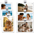 6 Pack Magnetic Car Visor Photo Holder – Personalized Acrylic Clip by Unknown