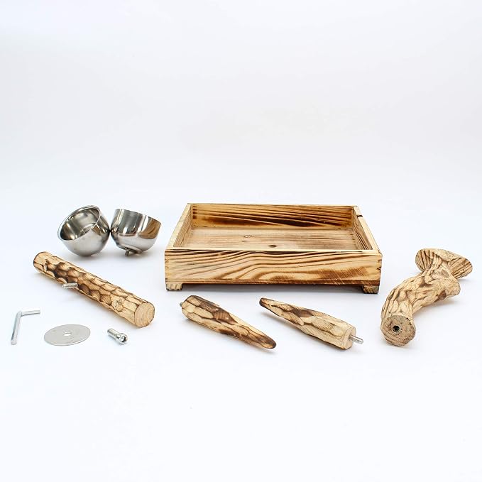 PENN-PLAX Bird-Life Natural Wood Tree Perch - Image 8