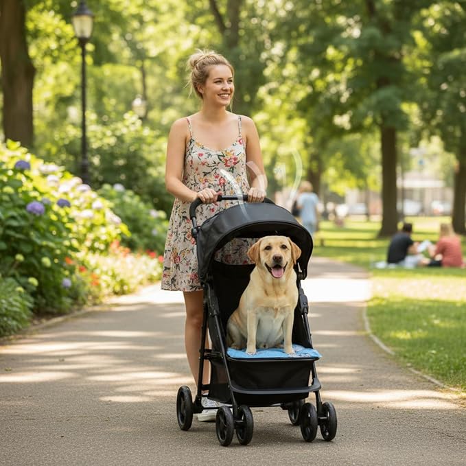 Nuanchu Dog Stroller Cooling Mat Waterproof Outdoor Pet Cooling Mat Washable - Image 3