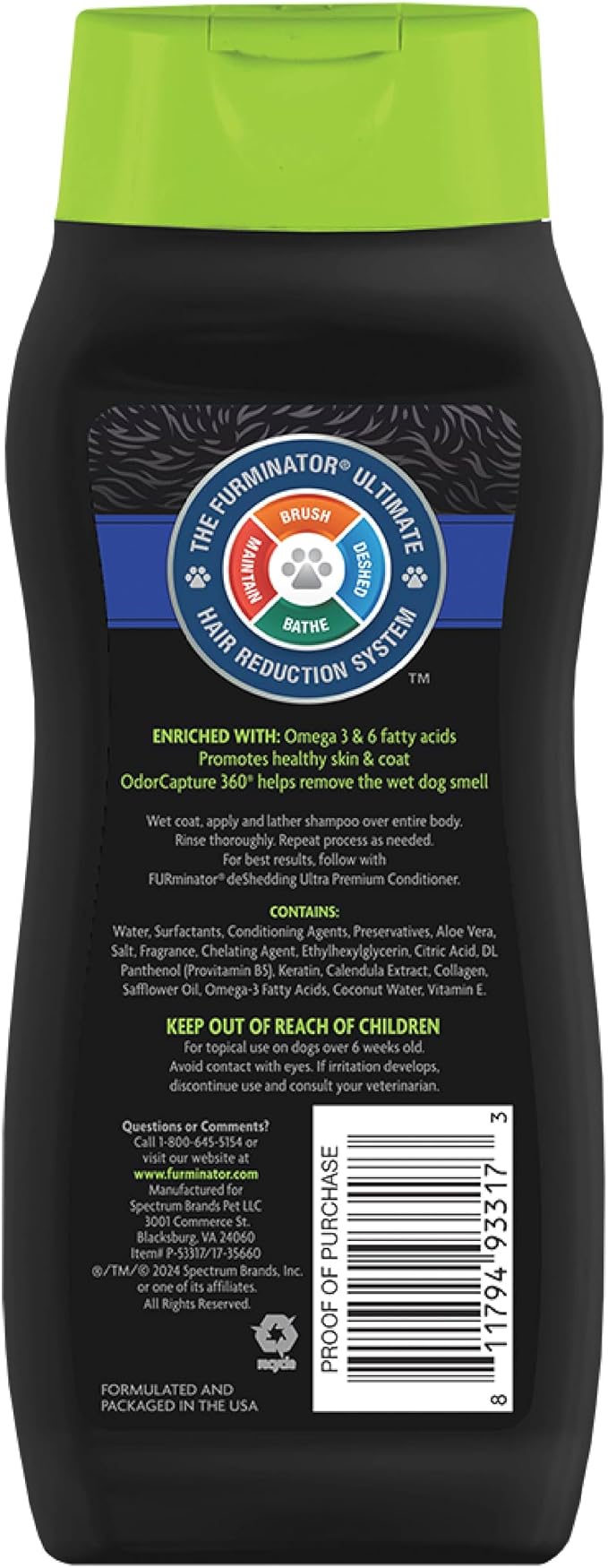 FURminator Ultra Premium deShedding Shampoo - Image 2