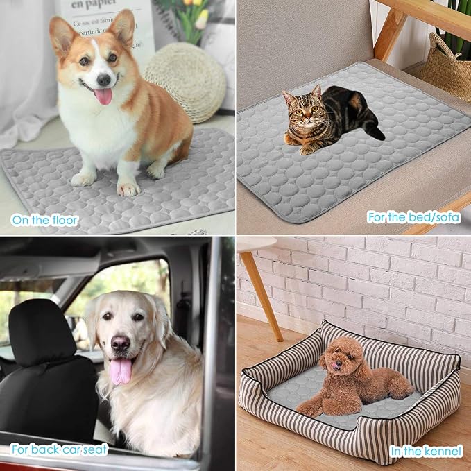 SOMOYA Dog Self Cooling Mat Pet Washable Cooling Pads Blanket Sleeping Kennel - Image 7