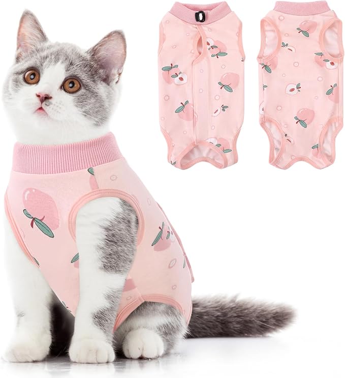 SUNFURA Cat Recovery Suit, Kitten Surgical Full Bodysuit by SUNFURA
