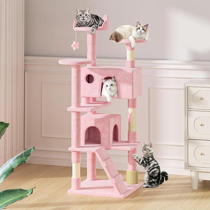 MoNiBloom 60 Inch Cat Tree Tower - Image 3