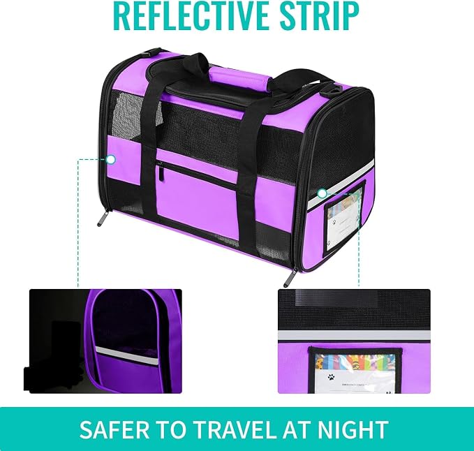 Large Airline Approved Cat Carrier Dog Carriers - Image 3