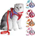 JSXD Cat Harness, Leash and Collar Set, Escape Proof Kitten Vest Harness by JSXD