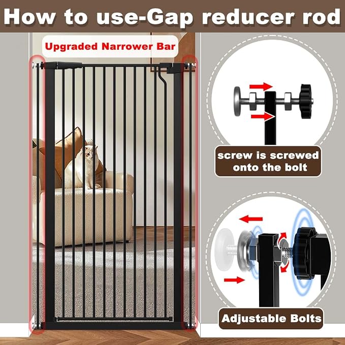 Fairy Baby 51.18" Extra Tall Pet Gate - Image 6