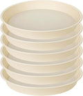 6 Pack of 8 inch Plant Saucer Blue, Plastic Plant Water Tray 8 inch Round by Bleuhome