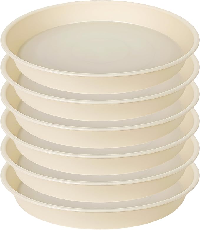 6 Pack of 8 inch Plant Saucer Blue, Plastic Plant Water Tray 8 inch Round - Image 8