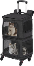 Double Pet Carrier Backpack by VOISTINO
