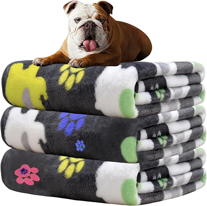 Rezutan Dog Blanket for Medium Dogs 1 Pack 3 Premium Soft Cat Puppy Blankets by Rezutan
