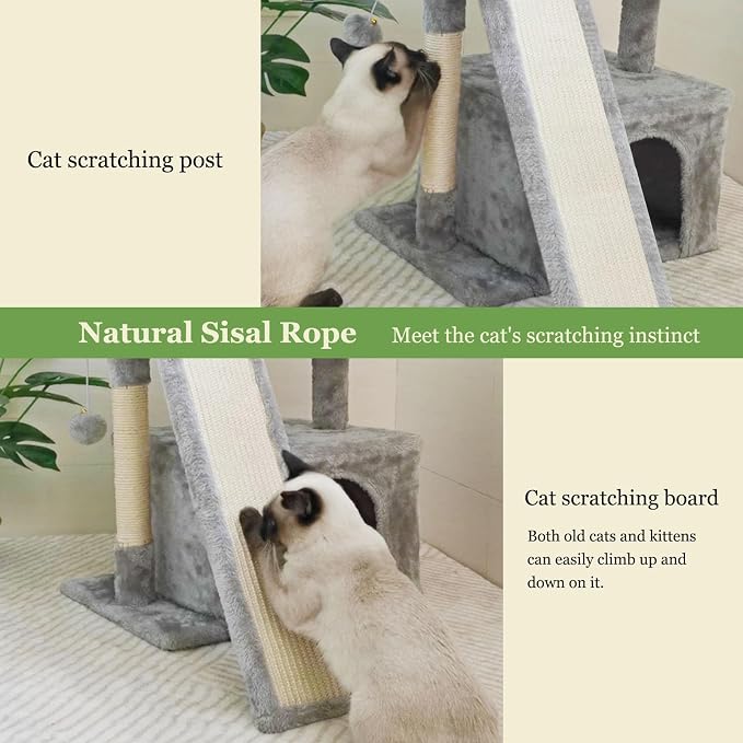 Small Cat Tree for Indoor Cats，Cat Tower - Image 3