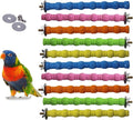 kathson 10PCS Bird Perch Parrot Stand Cage Accessories Natural Wooden Stick Paw by kathson
