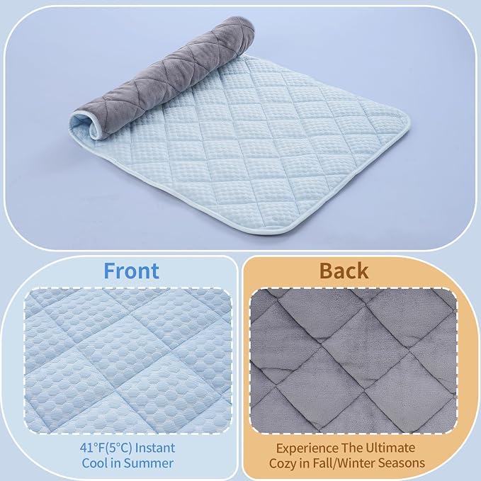 Dog Cooling Mat, Cooling Mat for Dogs, Premium Pets Cool Bed for Crate Kennel - Image 4