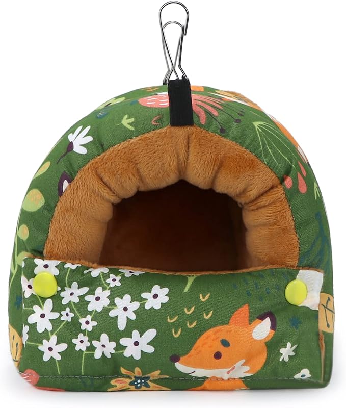 Wontee Bird Nest House Winter Warm Snuggle Hut Bird Bed Hanging Hammock - Image 3