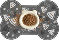 Dog Food Mat, 0.15” Thickened Super Absorbent Pet Feeding Mat by TORJOY