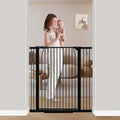 40.5" Extra Tall Baby Gate for Stairs, 29.5"-40.5" Extra Wide Dog Gate Indoor by FlowerFrail