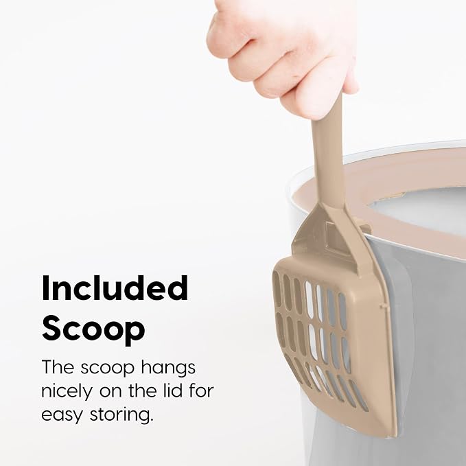 IRIS USA Cat Litter Box, Large Top Entry - Image 6