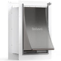 Baboni Pet Door for Wall, Steel Frame and Telescoping Tunnel, Aluminum Lock by Baboni