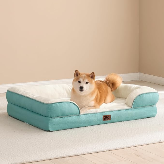 EHEYCIGA Orthopedic Dog Beds for Large Dogs, Waterproof Memory Foam Large Dog - Image 8