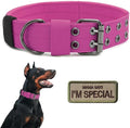 Tactical Dog Collar Military Adjustable Dog Collars Soft Nylon Training Collar by Periflowin