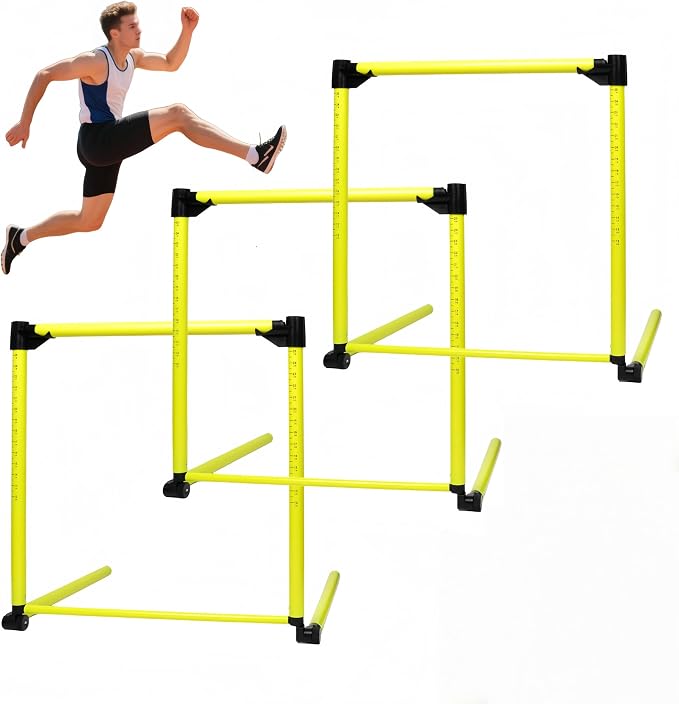 Adjustable Height Hurdles Training Equipment, Indoor & Outdoor Detachable by Unknown